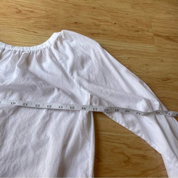 |Banana Republic| Relaxed Shirred Cotton Tunic Button Down in Woman Size Small - Picture 7 of 8